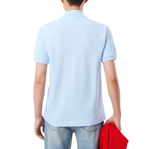 Lacoste Men's Classic Fit L.12.12 Original Piqué Polo Shirt, Light Blue, Small