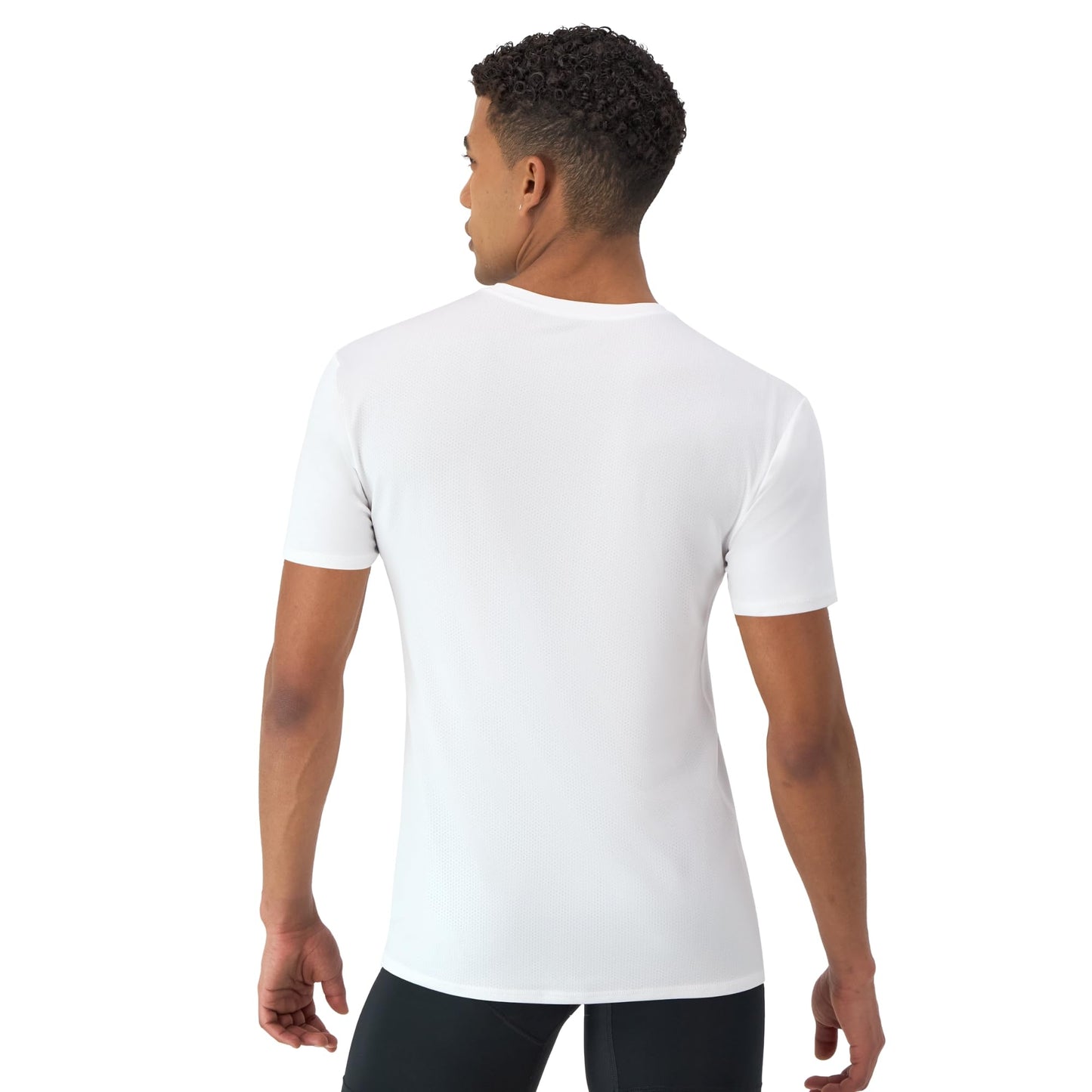 Hanes Men's Moves Mesh T-Shirt, X-Temp Moisture-Wicking Tee, White Or Black/Grey, 3-Pack