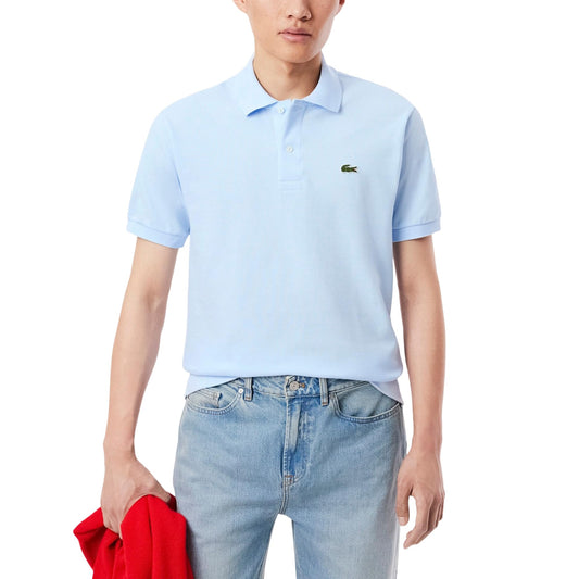 Lacoste Men's Classic Fit L.12.12 Original Piqué Polo Shirt, Light Blue, Small
